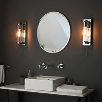 Olivia's Christel Bathroom Wall Light in Chrome