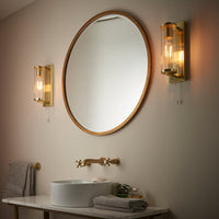 Olivia's Christel Bathroom Wall Light in Brass