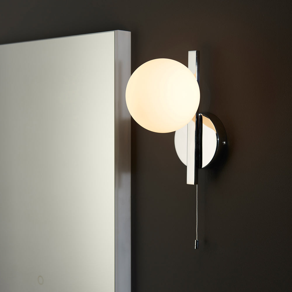 Olivia's Melody Bathroom Wall Light in Chrome