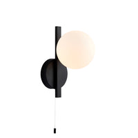 Olivia's Melody Bathroom Wall Light in Black