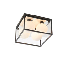 Olivia's Harper Bathroom 4 Ceiling Light in Black