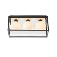 Olivia's Bethany 3 Ceiling Light in Black