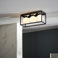 Olivia's Bethany 3 Ceiling Light in Black