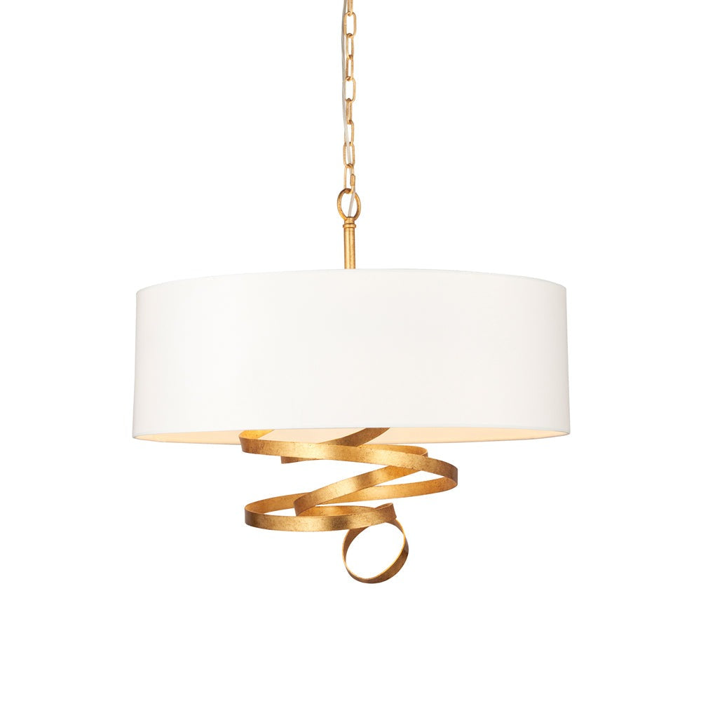 Olivia's Grace Ceiling Light in Gold