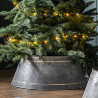 Gallery Interiors Grey & Gold Starry Tree Skirt - Large