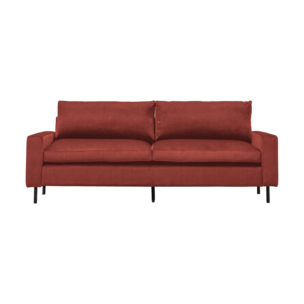 Olivia's Sofa in a Box Model 7 - 3 Seater Sofa in Sunset Red