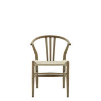 Gallery Interiors Set of 2 Houston Dining Chairs in Natural