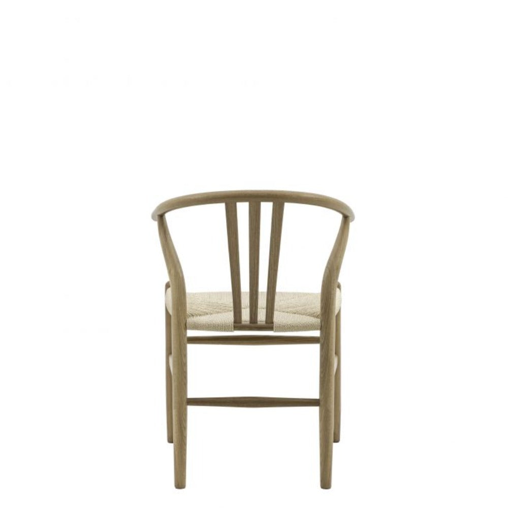 Gallery Interiors Set of 2 Houston Dining Chairs in Natural