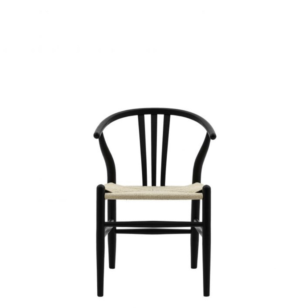 Set of 2 Houston Dining Chairs in Black GalleryDirect 1