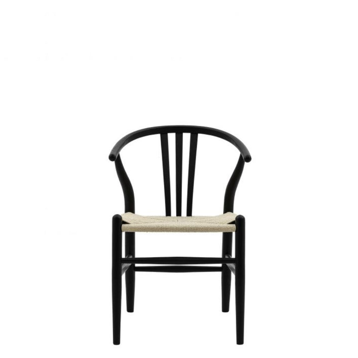 Set of 2 Houston Dining Chairs in Black GalleryDirect 1