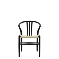 Gallery Interiors Set of 2 Houston Dining Chairs in Black