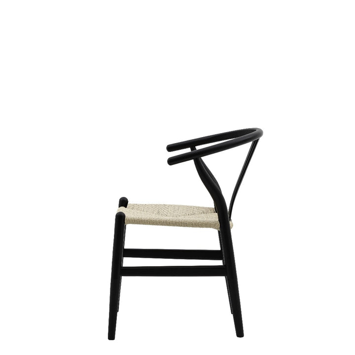 Set of 2 Houston Dining Chairs in Black GalleryDirect 3