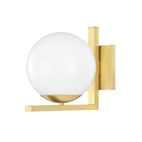 Hudson Valley Lighting Tanner Wall Sconce Aged Brass