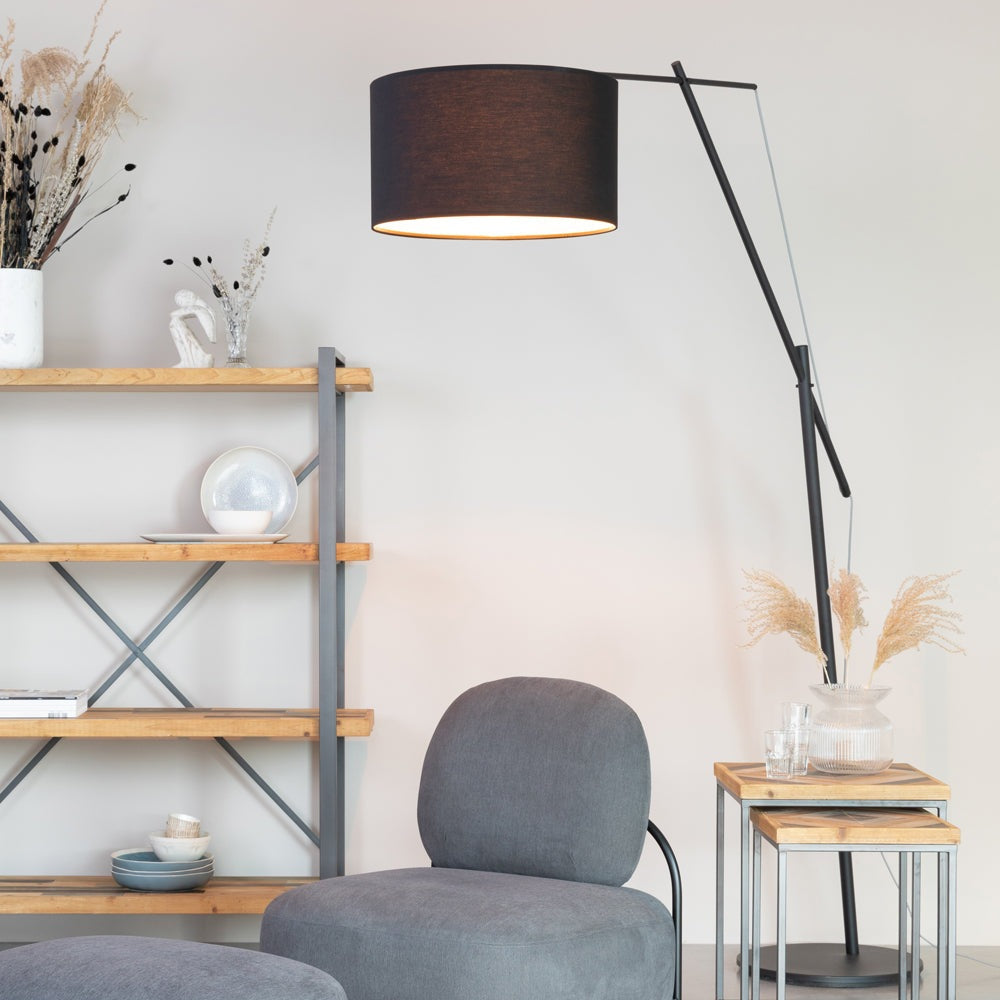 Olivia's Nordic Living Collection - Thore Floor Lamp in Black