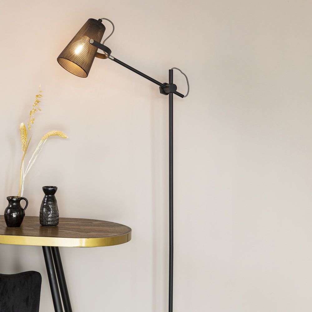 Olivia's Nordic Living Collection - Frost Floor Lamp in Black