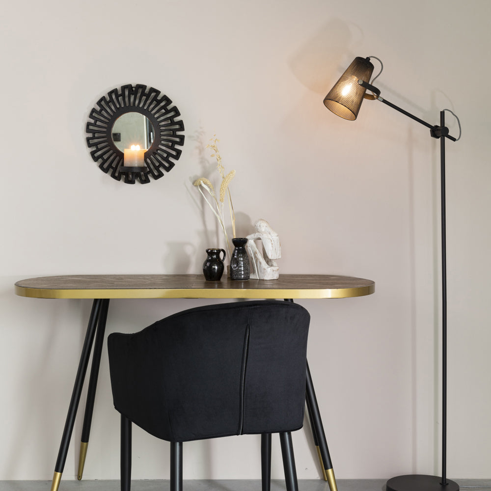 Olivia's Nordic Living Collection - Frost Floor Lamp in Black