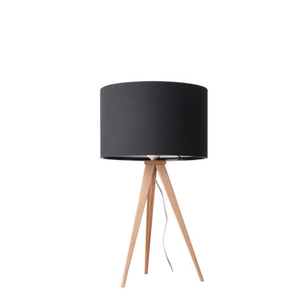 Zuiver Tripod Table Lamp Black - Wood Base | Outlet