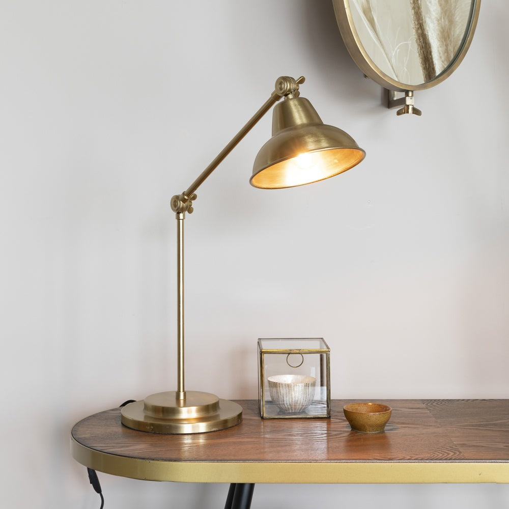 Olivia's Nordic Living Collection - Ame Table Lamp in Brass