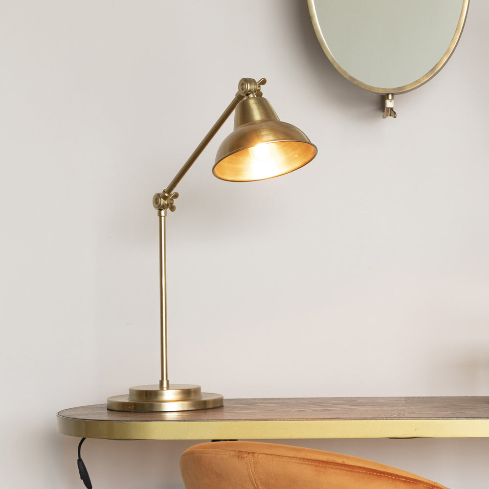 Olivia's Nordic Living Collection - Ame Table Lamp in Brass