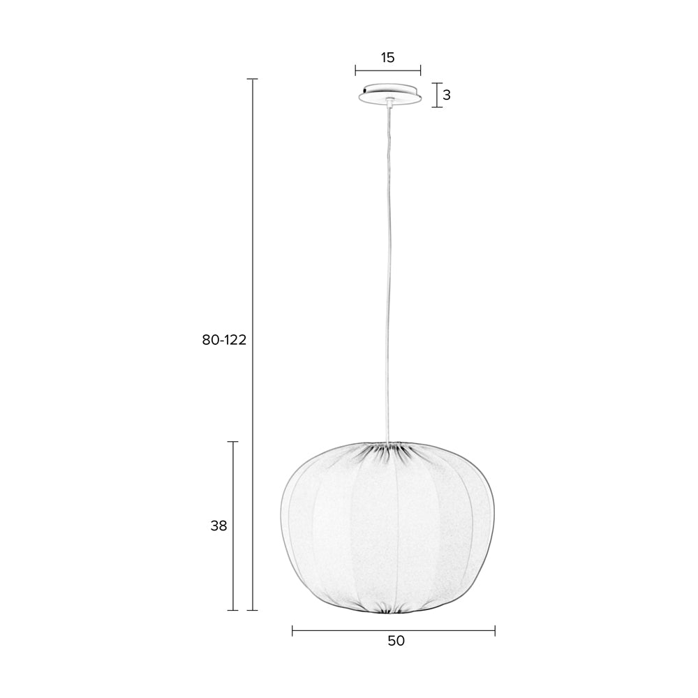 Olivia's Nordic Living Collection Shea Pendant Light in Off White