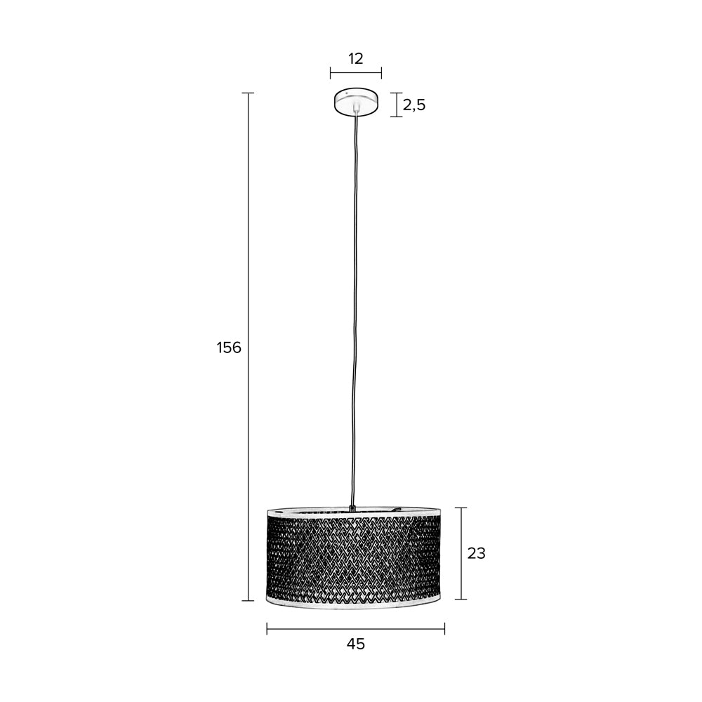 Ishmael Pendant Light - Bamboo Zuiver 12