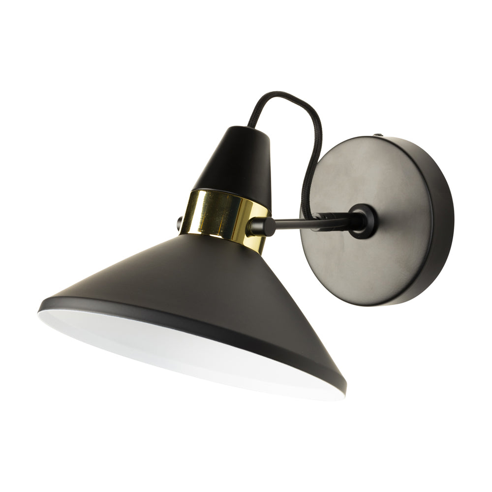 Olivia's Nordic Living Collection Joal Wall Light in Black