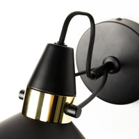 Olivia's Nordic Living Collection Joal Wall Light in Black