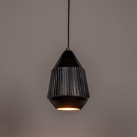 Olivia's Nordic Living Collection Ayla Pendant Light in Black