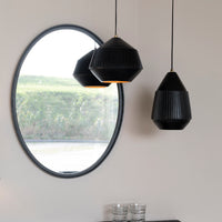 Olivia's Nordic Living Collection Ayla Pendant Light in Black