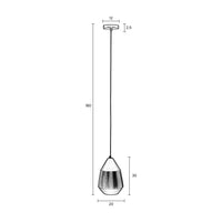 Olivia's Nordic Living Collection Ayla Pendant Light in Black