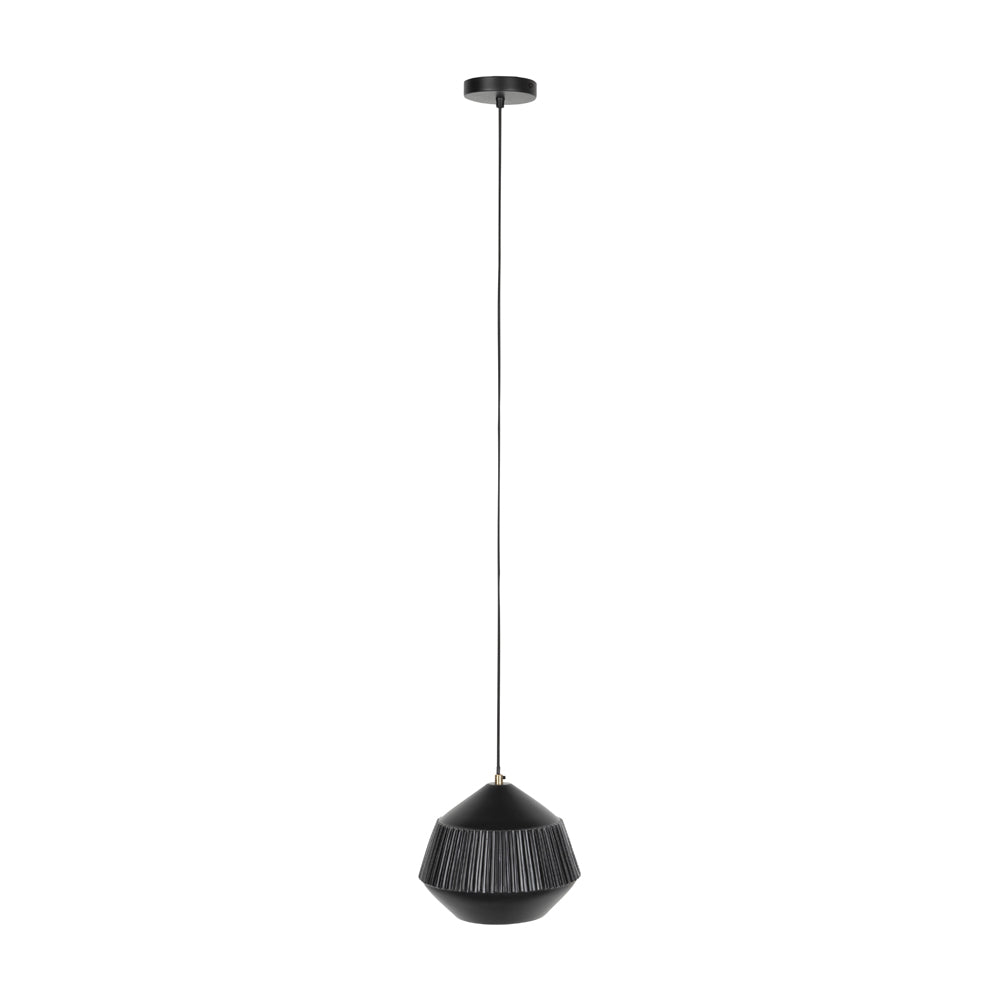 Olivia's Nordic Living Collection Ayla Pendant Light in Black