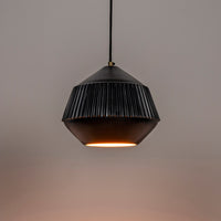 Olivia's Nordic Living Collection Ayla Pendant Light in Black