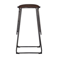 Olivia's Soft Industrial Collection - Daria Bar Stool in Mocha