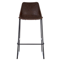 Olivia's Soft Industrial Collection - Dala Bar Stool in Mocha