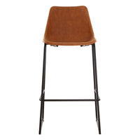 Olivia's Soft Industrial Collection - Dala Bar Stool in Camel