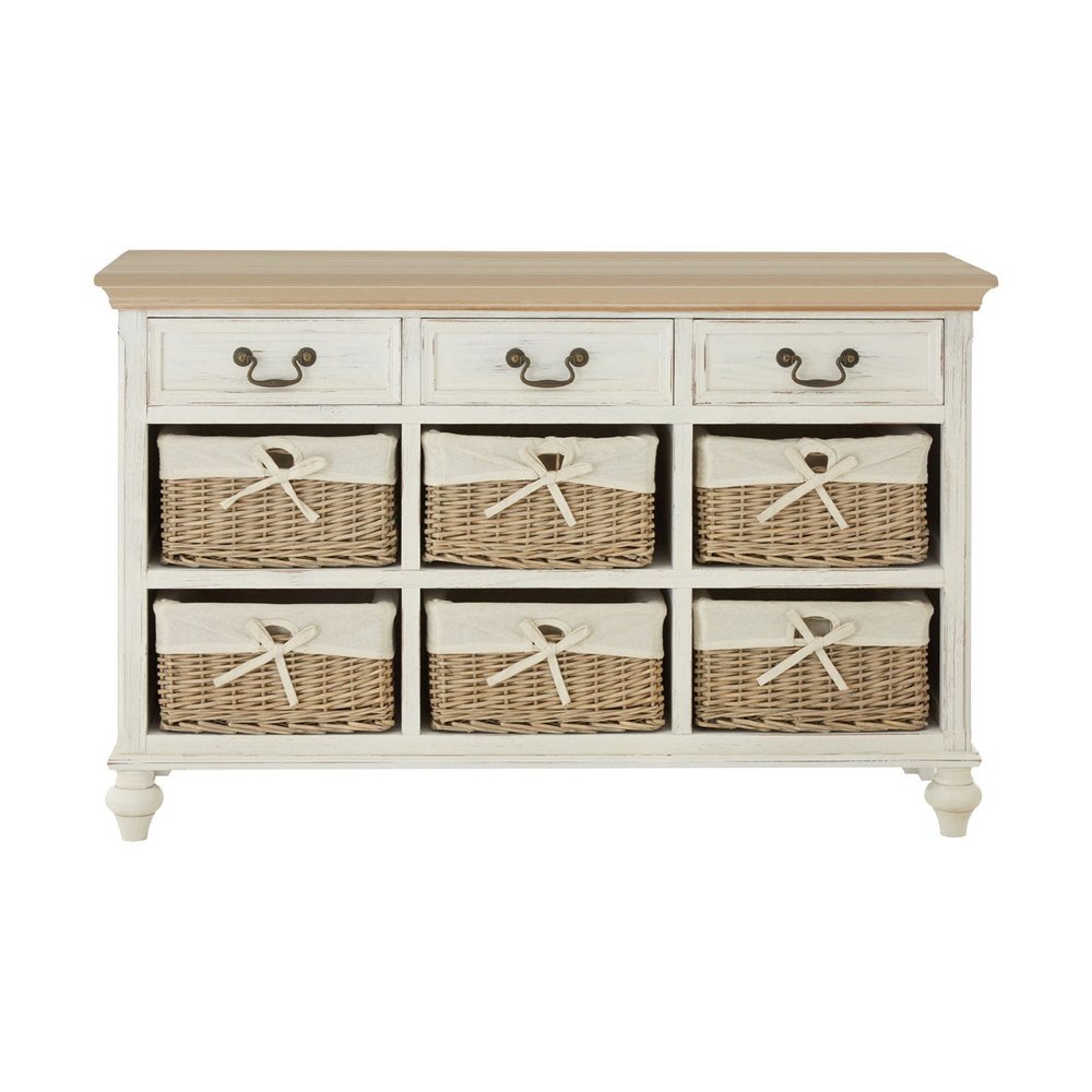 Olivia's Hendrix 6 Basket Cabinet