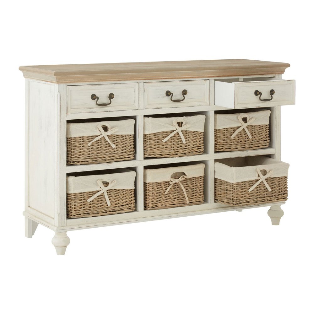 Olivia's Hendrix 6 Basket Cabinet