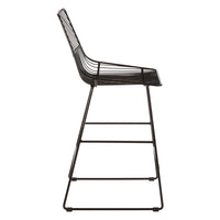 Olivia's Soft Industrial Collection - Distance Wire Tapered Wire Chair in Black