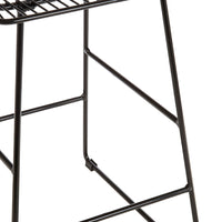 Olivia's Soft Industrial Collection - Distance Wire Tapered Wire Chair in Black