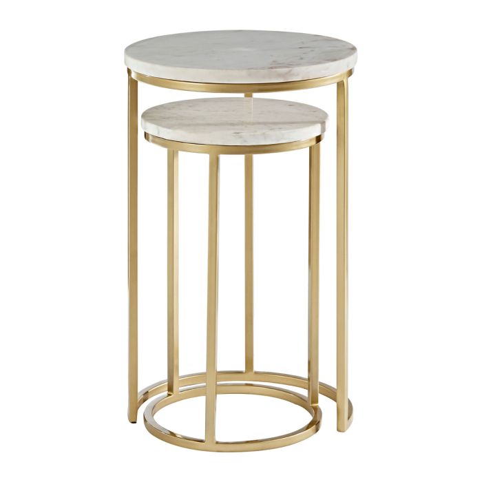 Olivia's Boutique Hotel Collection - Nancy Nesting Marble Tables