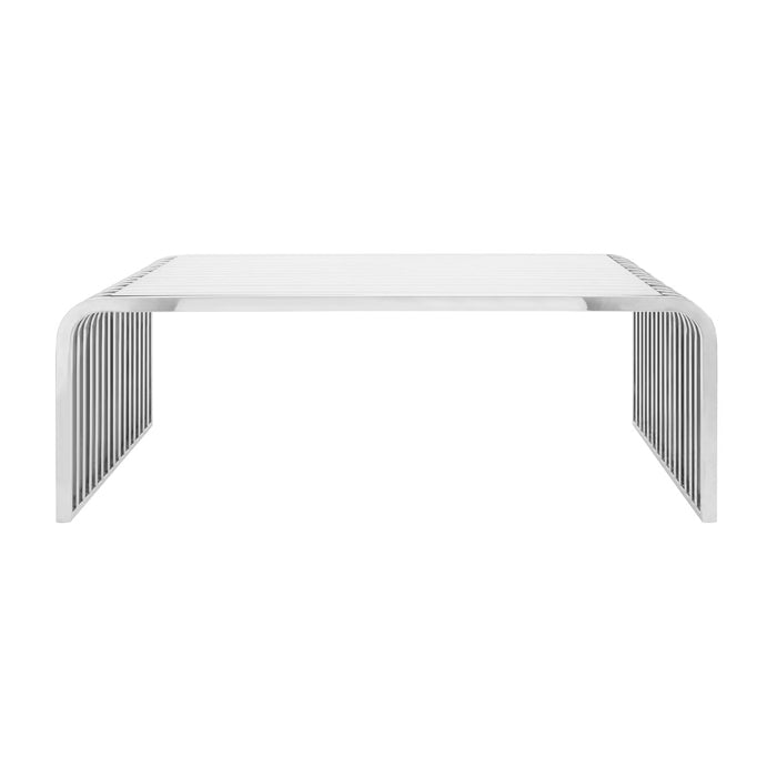  Premier-Olivia's Luxe Collection - Vivienne Coffee Table Slatted-Silver 565 