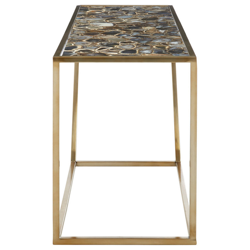 Olivia's Boutique Hotel Collection - Black Agate  Console Table