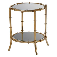 Olivia's Kingston Townhouse Round Side Table Gold