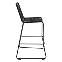 Olivia's Steph Rope Bar Stool Black