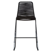 Olivia's Steph Rope Bar Stool Black