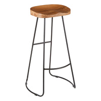 Olivia's Nicole Bar Stool Acacia Wood