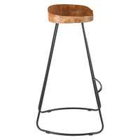 Olivia's Nicole Bar Stool Acacia Wood