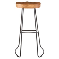 Olivia's Nicole Bar Stool Acacia Wood