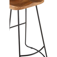 Olivia's Nicole Bar Stool Acacia Wood