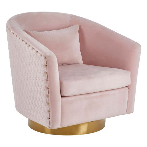  Premier-Olivia's Patsy Armchair-Gold, Pink 621 